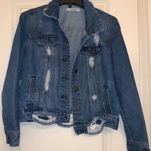 Distressed Jean Jacket